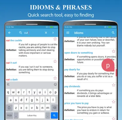 English Idioms & Phrasal Verbs android App screenshot 1