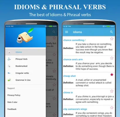 English Idioms & Phrasal Verbs android App screenshot 2